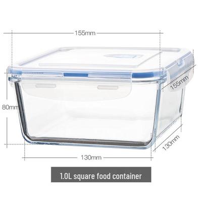 ZISIZ Food Storage Container with Sealed Lid