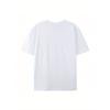 European Size New York Football Theme T-Shirt for Men, Elegant Gift, White Casual Outfit, Suitable for Office, Dating, and Outings, Fashionable Print