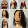 Scary Halloween Ghost Latex Horror Mask Cosplay Props Rotten Face Headgear