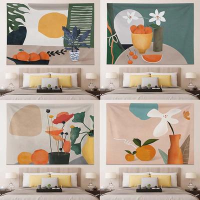 Fruit Pattern Simple Illustration Style Hanging Cloth Home Wall Decoration Tapestry Bedroom Living Room Tapestry