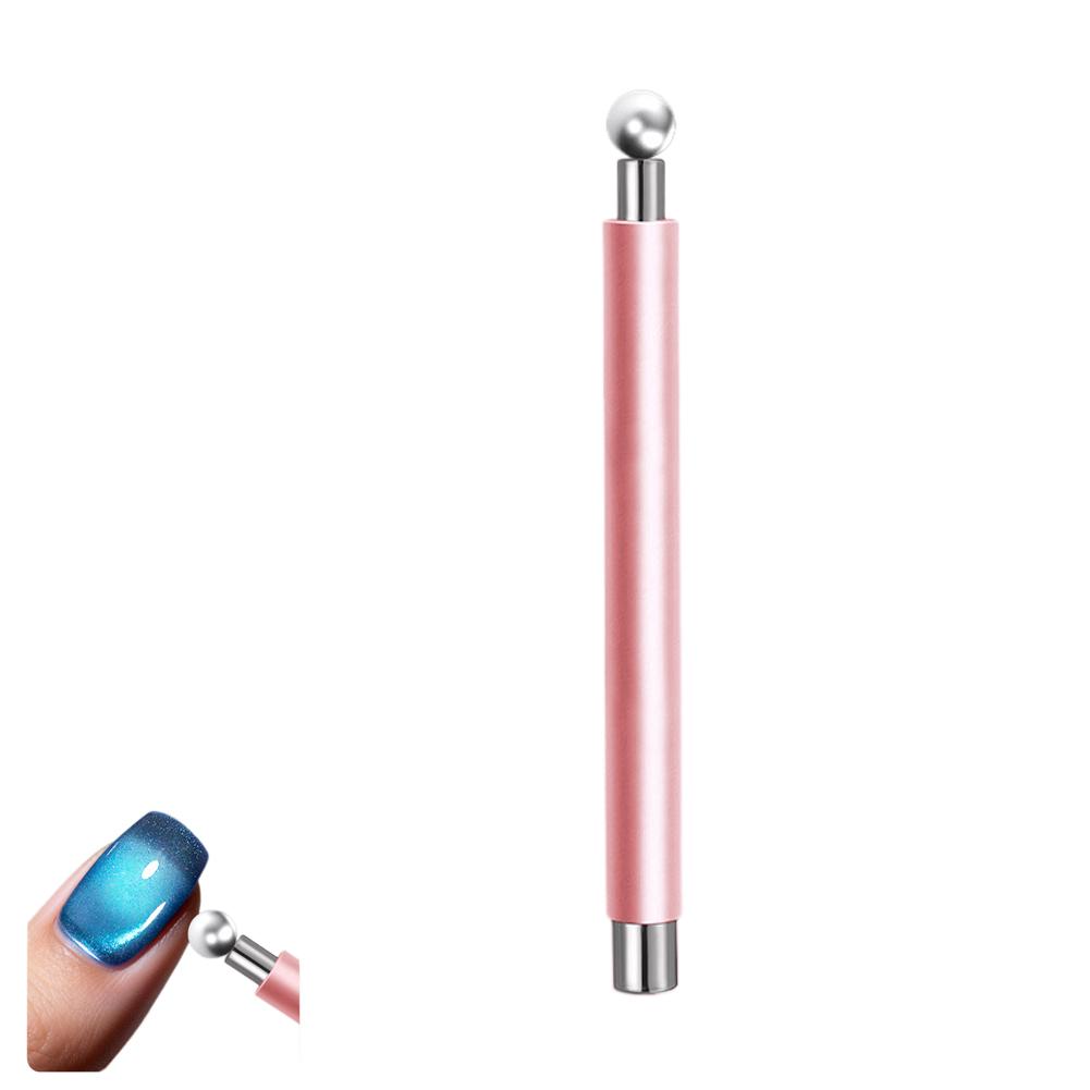 1Pc Cat Eye Nail Magnet Tool Set, French Tips Cat Eye Heart Magnets Nail Magnet Stick Cat Eye Gel Polish Magnets Tools Manicure