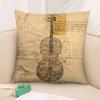 Da Vinci Inspired Sketches Pillow Case Plush Fabric Soft Double Sided Print Sofa Cushion Cover Throw Pillow Covers
