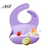 Comfortable Bibs for Sensitive Skin Silicone Baby Bib, Waterproof Soft Adjustable Feeding Durable Large Pocket Catch Food Bib Babies And Toddlers