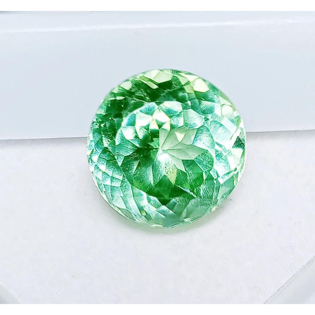 Certified Natural Paraiba Green Tourmaline Round 6-9 Ct Fabulous Loose Gemstone
