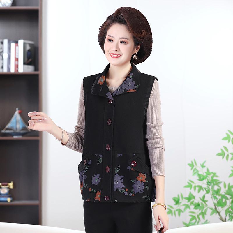 2026 New Arrival Women s Chinese-Style Shawl Vest - Plus Size Spring Fashion 3XL