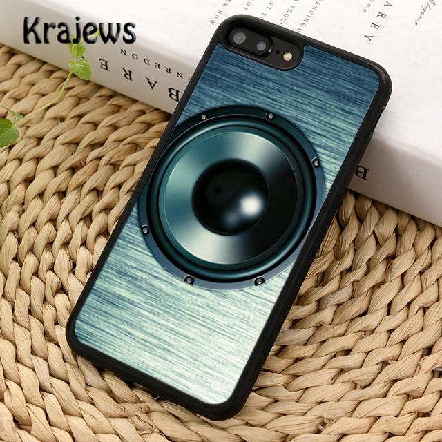 Krajews Massive Music Speakers Phone Case Cover For IPhone 18 17 Air 16 15 14 plus 11 12 13 pro max coque Shell Fundas