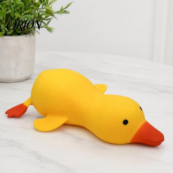 Duck Anxiety Relief Toy 1/2Pcs Giant Yellow Squeeze Toy, Shape Soft Stress Ball Sensory Stretchy Farm Animal Relaxation