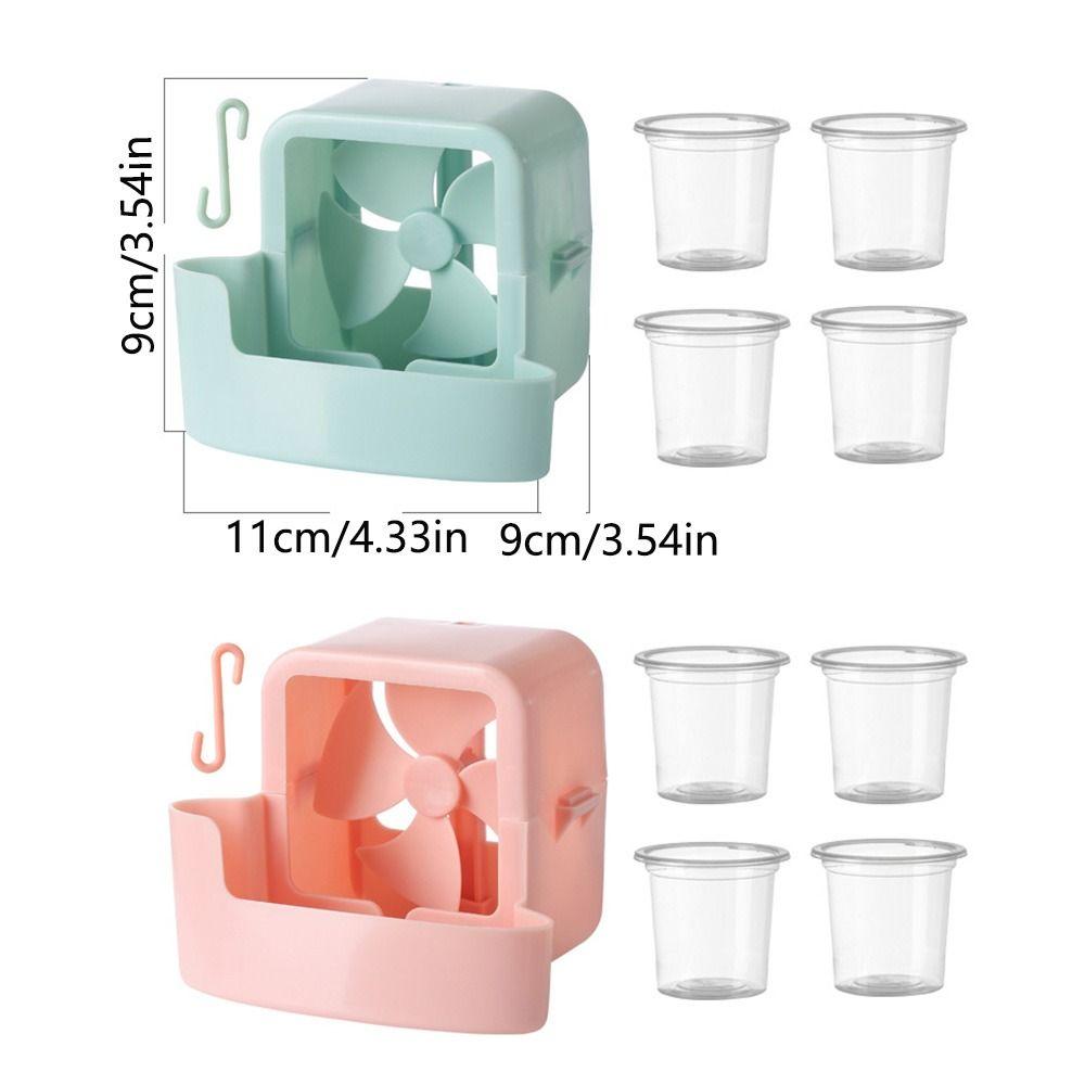 With Hanging Hook Ice Cube Storage Box Quickly Cooling Small Fans  Summer