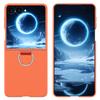 Hard PC Phone Case With Metal Ring Holder For Samsung Galaxy Z Flip 8 7 6 5 4 3 Flip7 FE Flip8 5G Shockproof Protective Cover