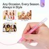 SAVILAND 3D Nail Art Pens Gel Nail 10 Nail 3D Acrylic Nail DIY Nail Design Fine Manicure Perfect for Beginners in Detailed Nail Art 12pcs Brush,