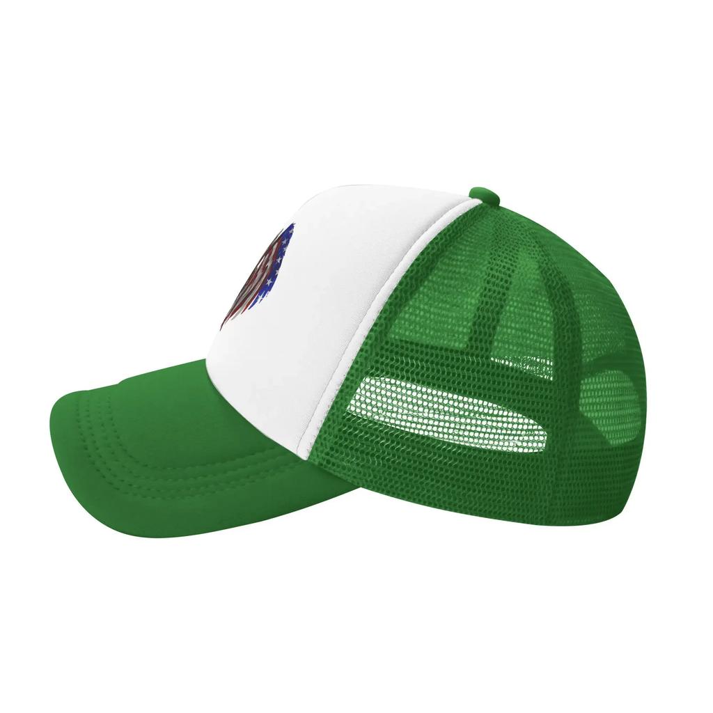 Summer Sun Hats Mexican Eagle Label Baseball Cap Mexico USA Flag Stylish Trucker Hat Summer Unisex Adult Running Hippie Caps