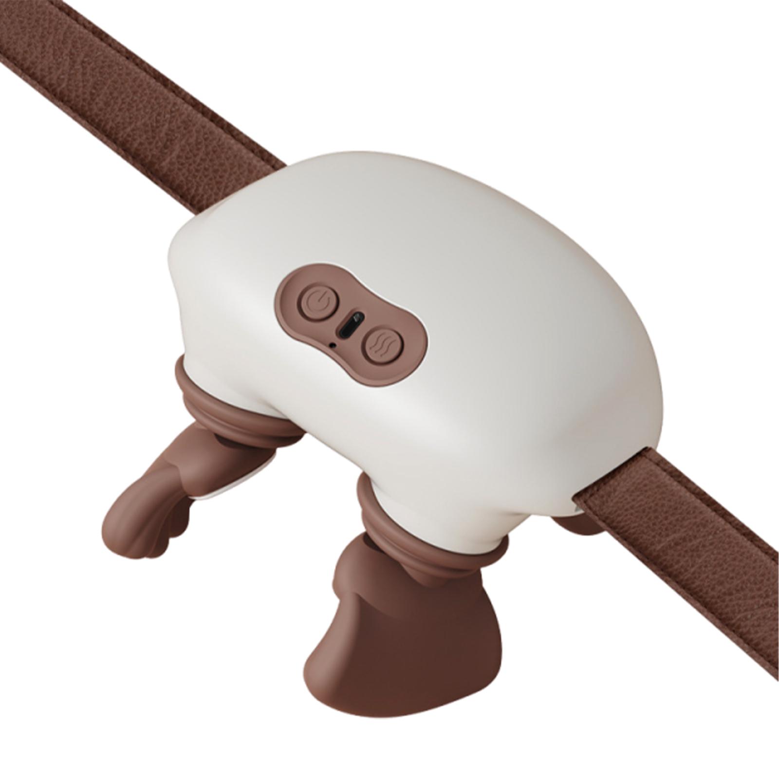 

Массажер для шеи с подогревом Шиацу Массажер для шеи и спины Снятие усталости Расслабление мышц Перезаряжаемая подушка для разминающего массажа