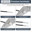 1Set DT Connector 22-16AWG Waterproof Electrical Deutsch Connector Plug Kit DT06-2S DT04-2P For Waterproof Electrical Connectors