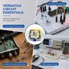 2600pcs 130 Values Resistor Kit 1% Tolerance Metal Carbon Film Resistors  For Repair Work