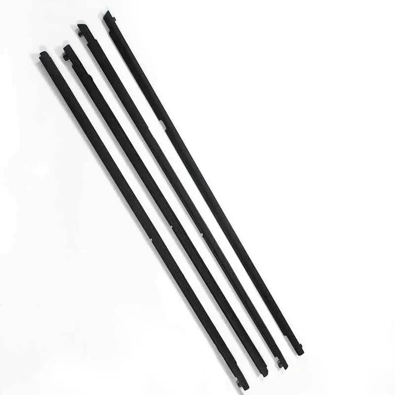 4 Stück Auto-Fensterglas-Wetterleisten Dichtungsleiste Zierleiste für Mazda3 BK Serie Limousine 2004-2009