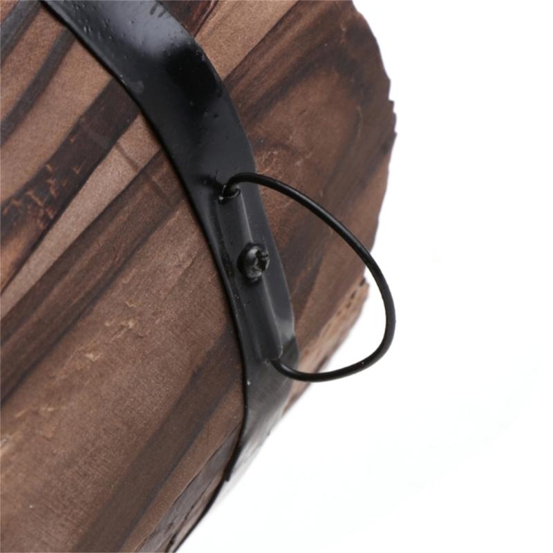 Planter Pots Wood Flower Barrels Indoor Outdoor Decors Succulent Plant Bucket for Garden Farmhouses Home Decorations