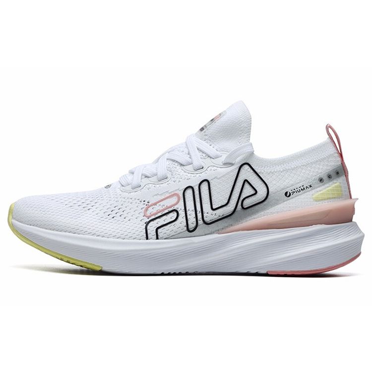 Fila Athletics Fashionable Fabric Low-Top Running Shoes Women Sneaker White A12W122202FWT