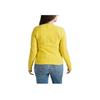 Polo Ralph Lauren Solid Logo Embroidered Crew Neck Long Sleeve Sweater Women Sweater Yellow 211910421-022