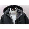 Men's New Cotton and Thickened Removable Hooded Autumn and Winter Warm Jacket