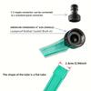 High Performance Irrigation Hose - Flexible PVC Drip Irrigation Pipe, Suitable for Lawns and Gardens, with US/EU Connectors