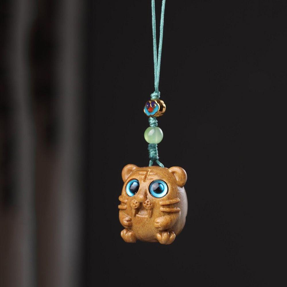 

Благословение Кот Подвеска Брелок Компоненты Ювелирная Фурнитура Брелки Сандалового Дерева Деревянный Автомобильный Брелок