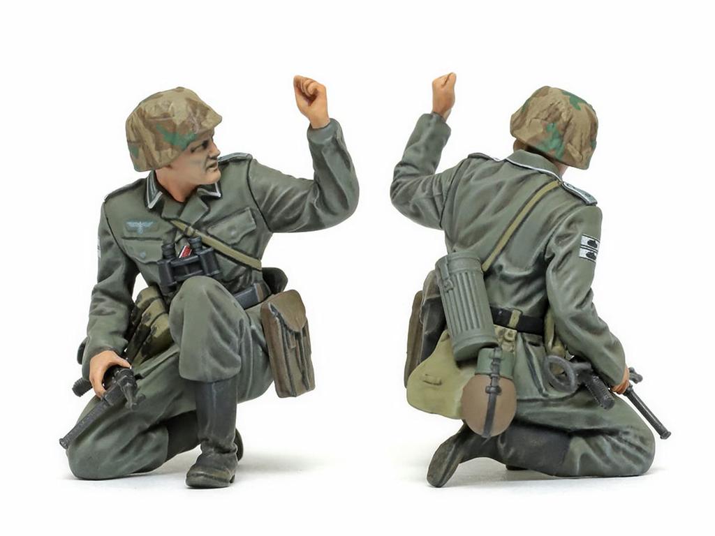 Tamiya Military Miniature Series 382 German Infantry Late War Plastic Model Kit 35382 1/35 No. Set, Era,