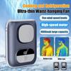 Ultra-thin Neck Hanging Cooling Fan 5 Speeds Wearable Fan Portable Waist Fan
