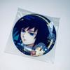 Demon Slayer Laser Brooch Tomioka Giyuu Anime Action Figure Figural Clothing Backpack Pin Decoration Cute Boy Christmas Gifts