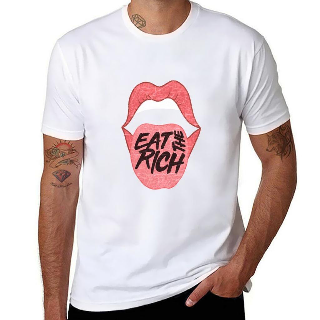 Eat The Rich TShirt Basic Tee Shirt for Everyday Outfit