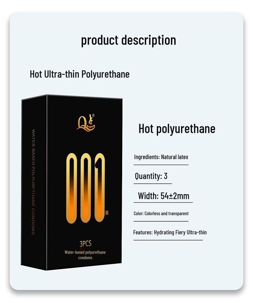 Q-point Ultra-Thin Hyaluronic Acid Condoms: Long-Lasting and Safe for Enhanced Pleasure.