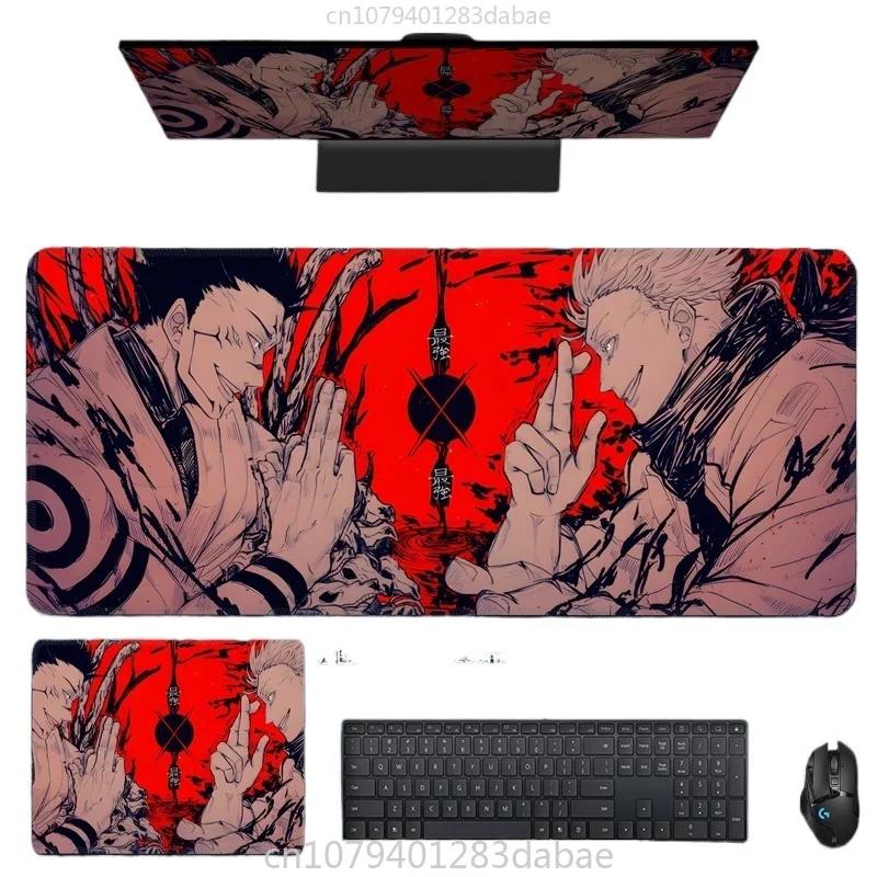 Jujutsu Kaisen leather mouse pad oversized anime computer keyboard pad esports table mat boys computer accessories boys