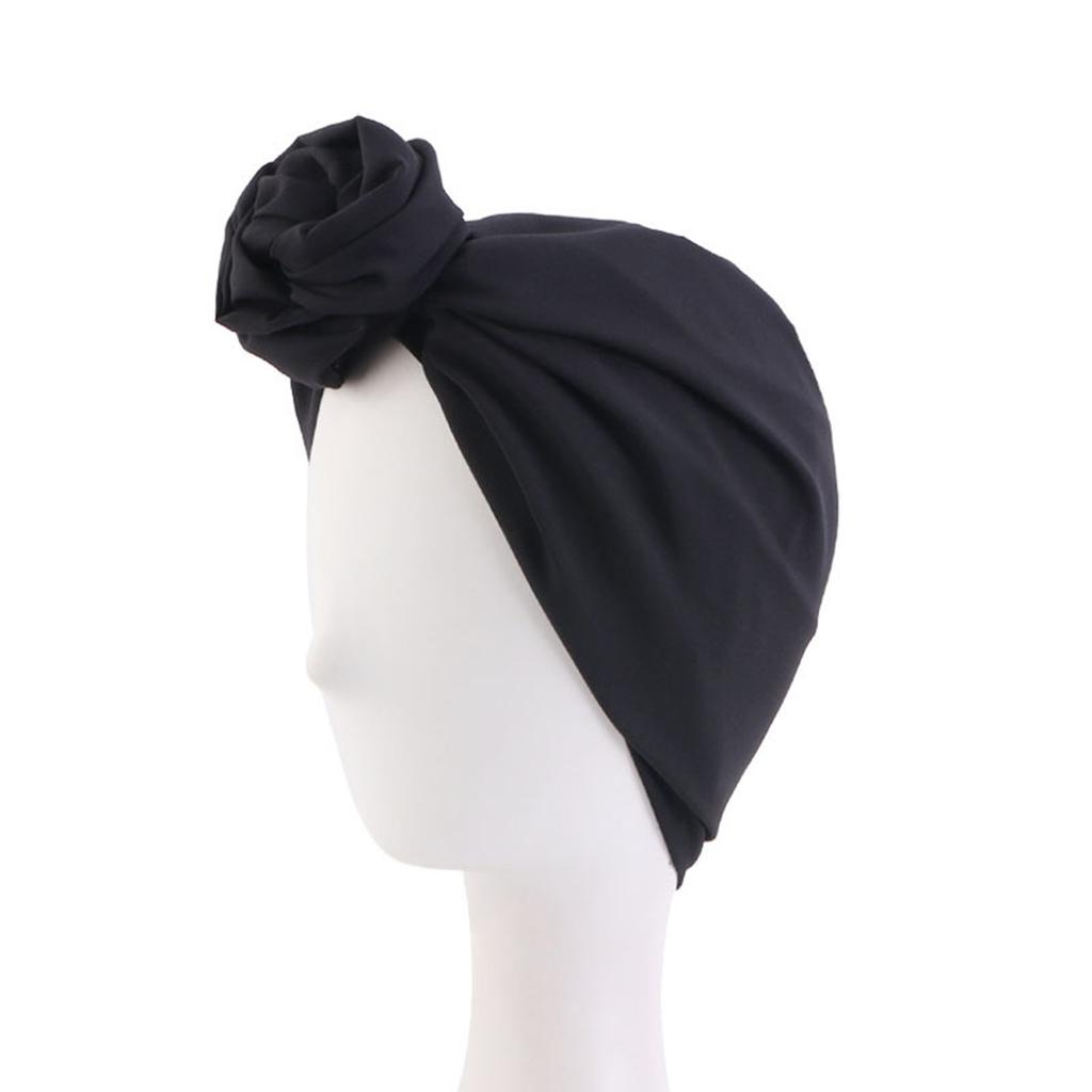 Afrikanisches Stretch-Knoten-Gele-Haarwickel-Turban-Stirnband für Frauen zum Ausgehen Dehnbarer Turban für Damen