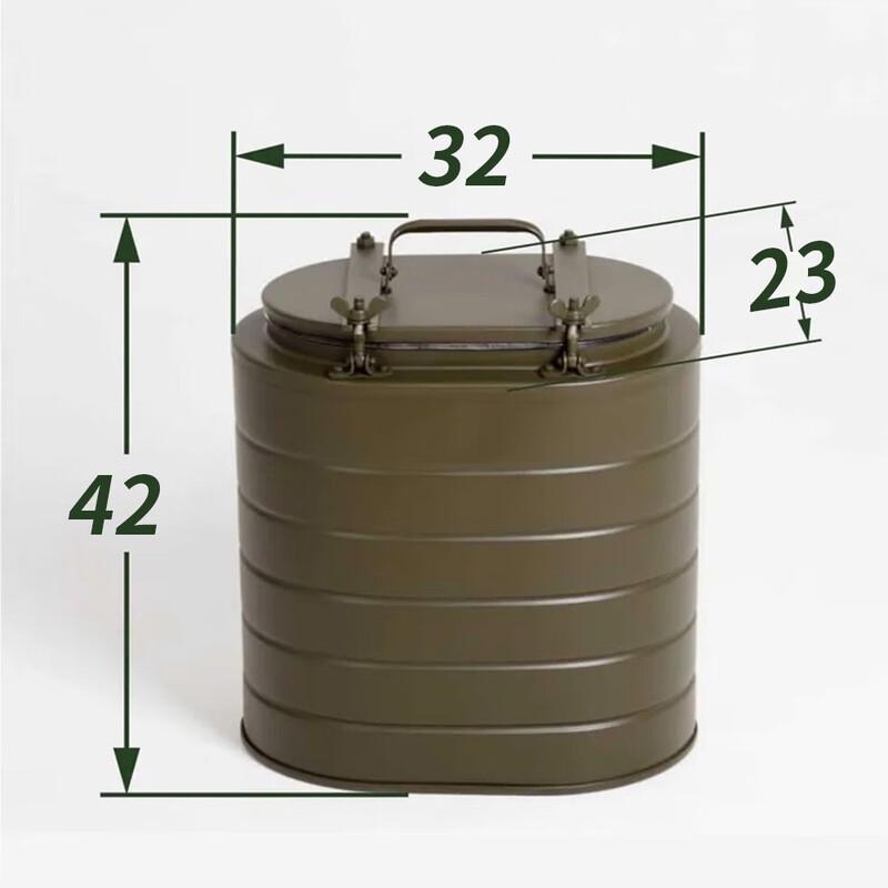 Hetai Aluminum Portable Outdoor Military Bento Box Set (3-Piece)