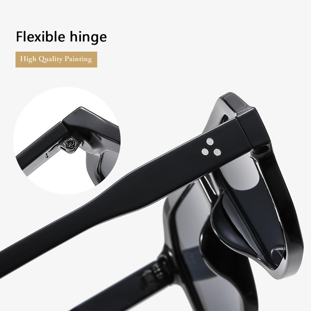  Oversized Women Sunglasses Vintage Gradient Black Blue Mirror Shades UV400 Men Fashion Sun Glasses