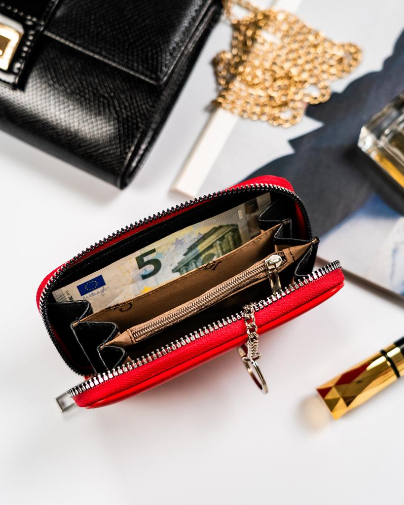 Women's PU wallet ABT-04-BL-3462 Red