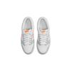 Nike Dunk Low SE GS 3D Swoosh Kids Sneakers White Pure-Platinum Total-Orange DR0171-100