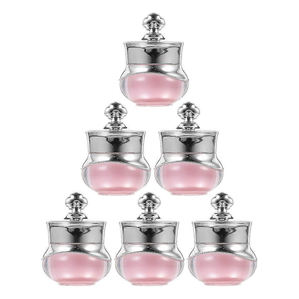 Travel Cream Jar Acrylic Small Cream Jar for Storage 30Pcs Pink Refillable Jars