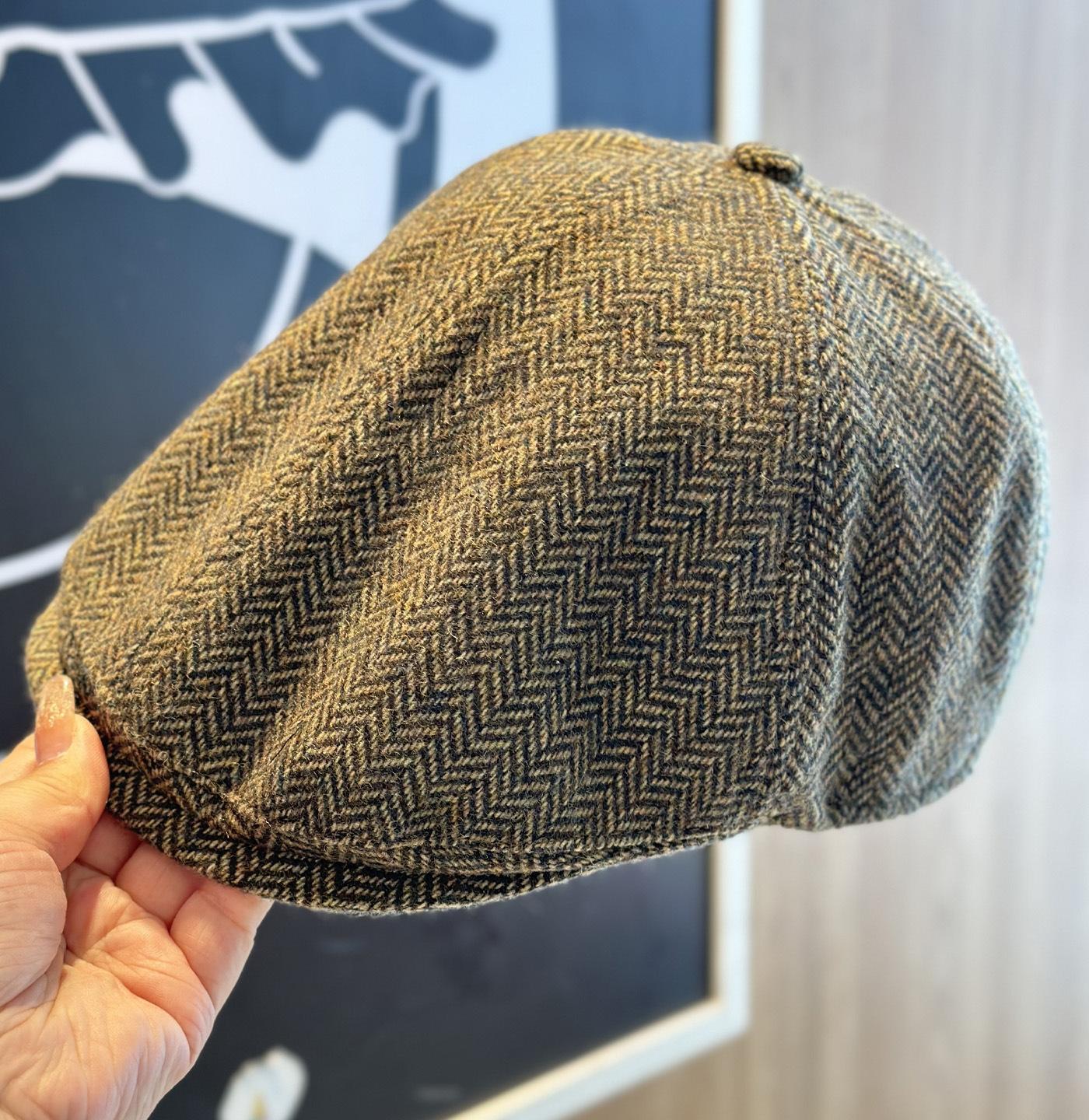 

Новая Ретро Осенне-Зимняя Шляпа Бейли Майяр для Женщин, Дорожная Универсальная Шляпа Художника, Подчеркивающая Лицо, Маленькая Шляпа Газетчика M（56-58cm）