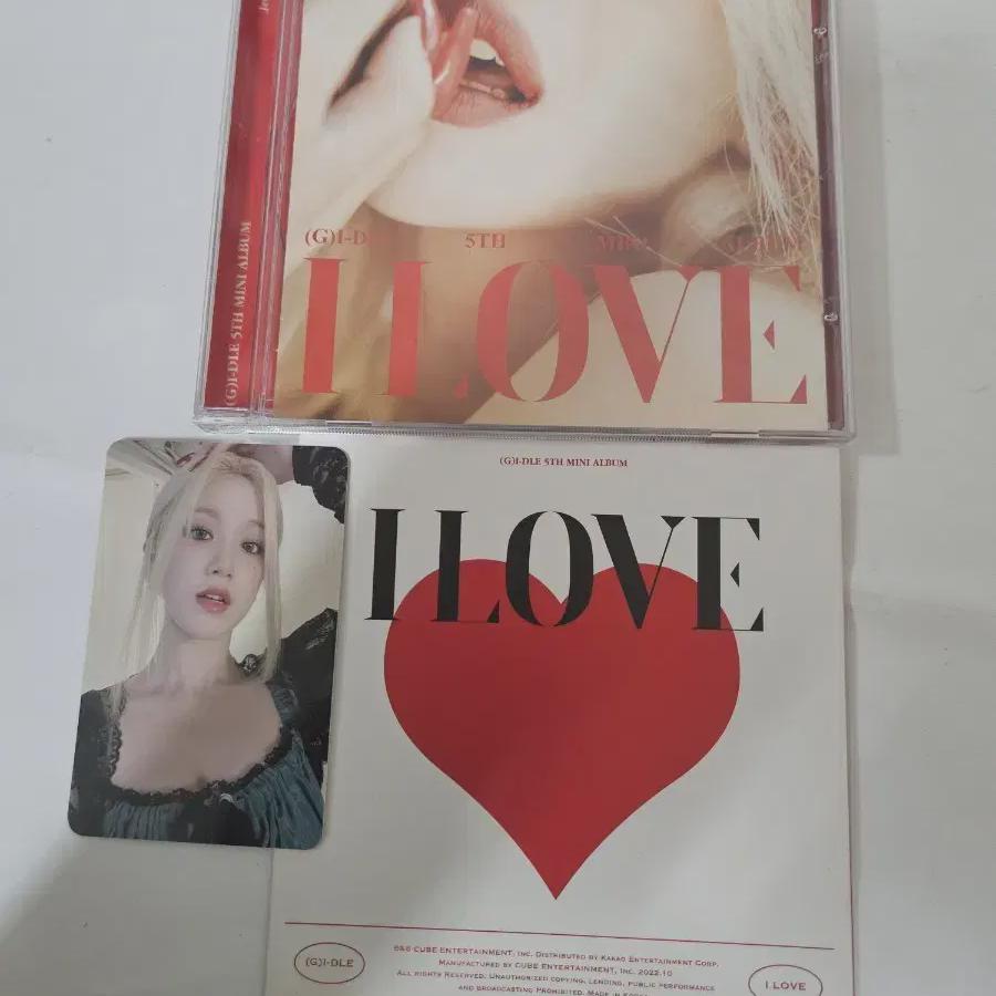 Gidle I Love версия Jewel+ фотокарточка Миён