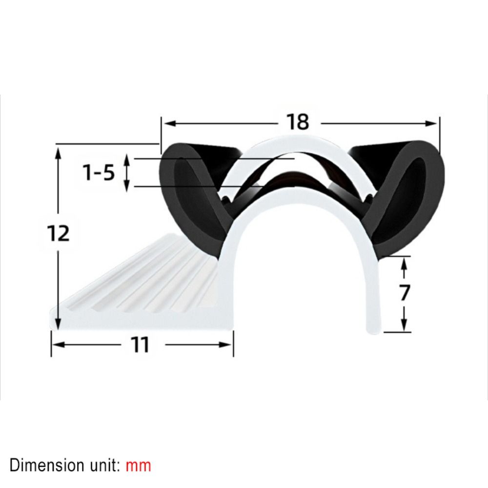 4m Casement Window Sealing Strip Soundproofing Windproof Insulation Strip Easy to Install Keep Warm Gap Sealer Winter