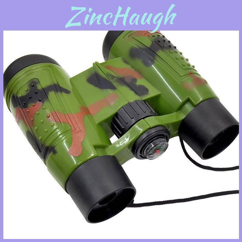 Durable Plastic Children's Camo Binocular Toy With Folding Design