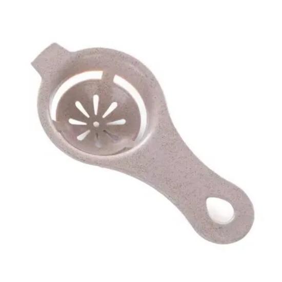 Niedlicher Eiklar-Eigelb-Trenner-Halter Küche Kuchenwerkzeuge Klarer Flüssigkeitsfilter Gadget Abendessen Kochen Sieb Teiler Tragbare Aufbewahrung