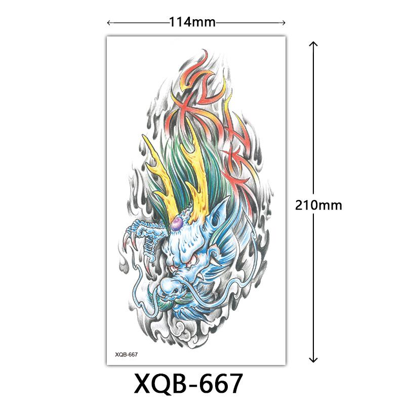 Small Full Arm Tattoo Sticker, Flower Letters, Plain Flower Tattoo Sticker Tattoo