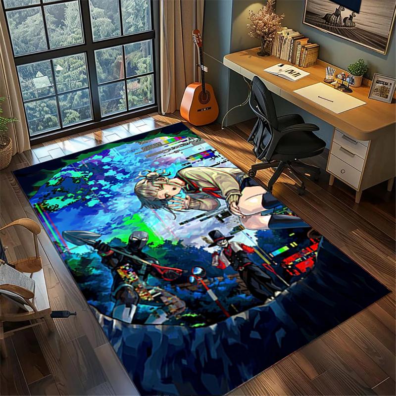 Tappeto Grande per Camera da Letto My Hero Academia Tappeto da Area Antiscivolo Lavabile Decorazione Stanza Gamer