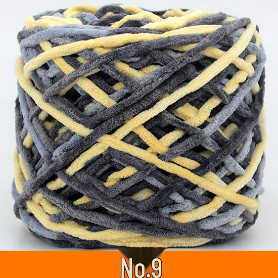 Plush Wool Yarn for Hand-Knitted Crochet Shoes & Slippers
