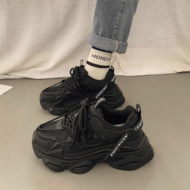 2025 New Children's Student Dad Shoes, Foreign and Light Spring Shoes, Girls' Breathable Soft-soled Sports Shoes, Spring and Autumn Models