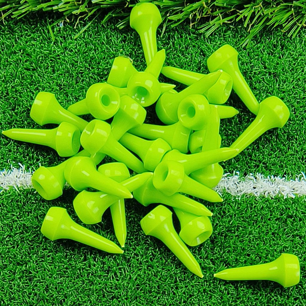 30Pcs Mushroom Head Golf Tees Ball Holder Portable Golf Training Tool Golf Practice Tees for Backyard Beginners