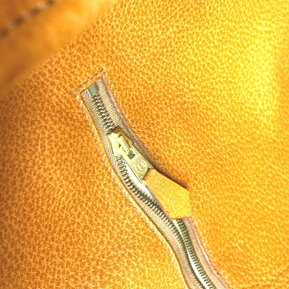 HERMES gallop Shoulder Bag, Vertical, Shoulder Bag Tote Bag Leather Gold Brown