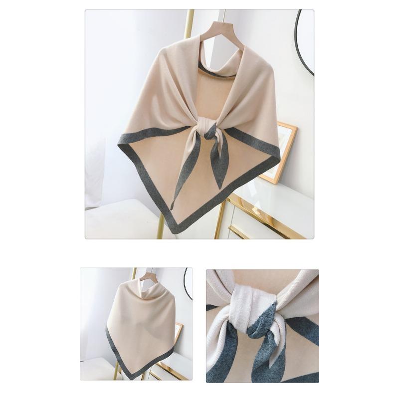 Women S Thick Triangle Scarf For Office Air Conditioned Room Neck Protection
