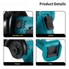 3 Inch Brushless Electric Angle Grinder Cordless Household Cutting Polishing Machine Portable Woodworking Power Tool